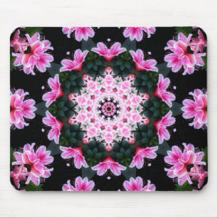 Customisable Flower Mandala Mousepad