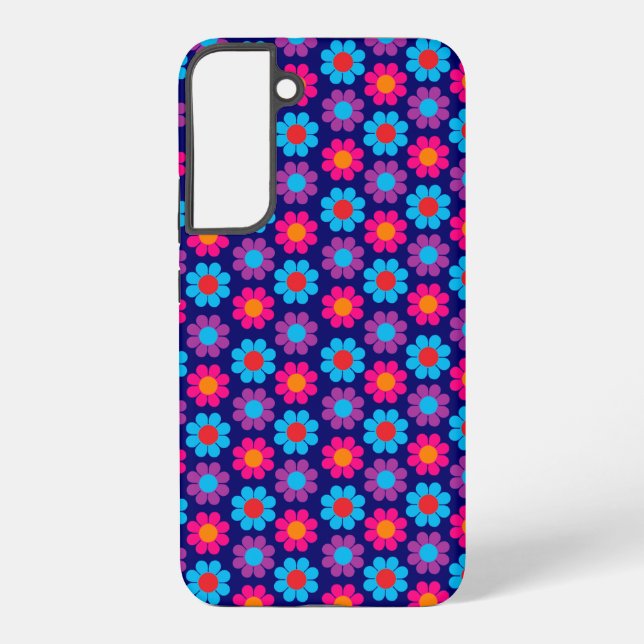 Customisable Flower Power Samsung Galaxy S22+ Case (Back)