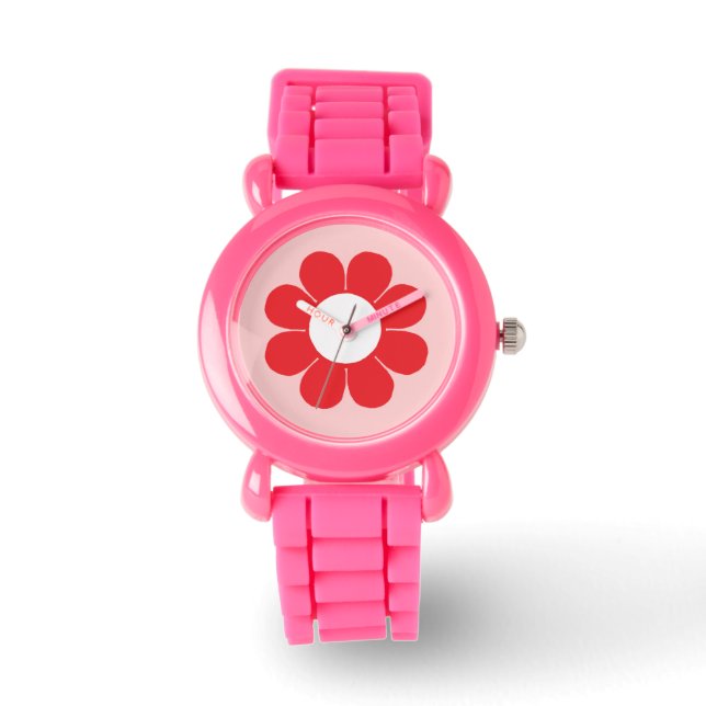 Customisable Flower Power Watch (Front)
