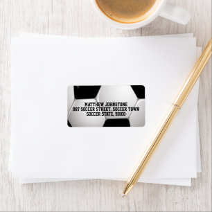 Customisable Football Soccer Ball Label