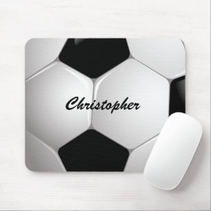 Customisable Football Soccer Ball Mouse Pad