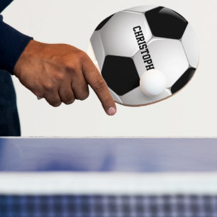 Customisable Football Soccer Ball Ping Pong Paddle