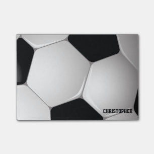 Customisable Football Soccer Ball Post-it Notes
