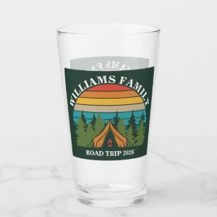 Customisable Forest friends Sunset Camping Tent Glass