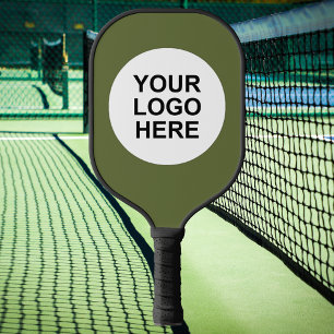 Customisable Forest Green Add Your Logo Pickleball Paddle