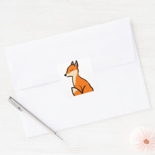 Customisable Fox Sticker