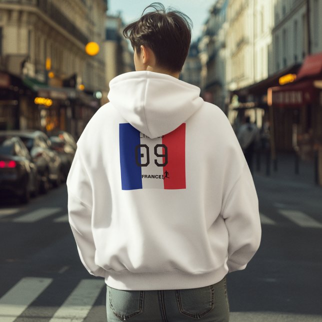 Customisable France Flag Soccer Personalised  Hoodie (Creator Uploaded)