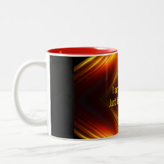Customisable fun message Two-Tone coffee mug