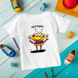 Customisable Funny Alien Kids T-Shirt