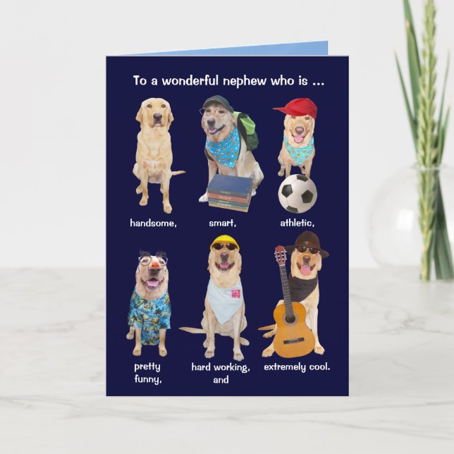 Customisable Funny Birthday for Male Card (Front)