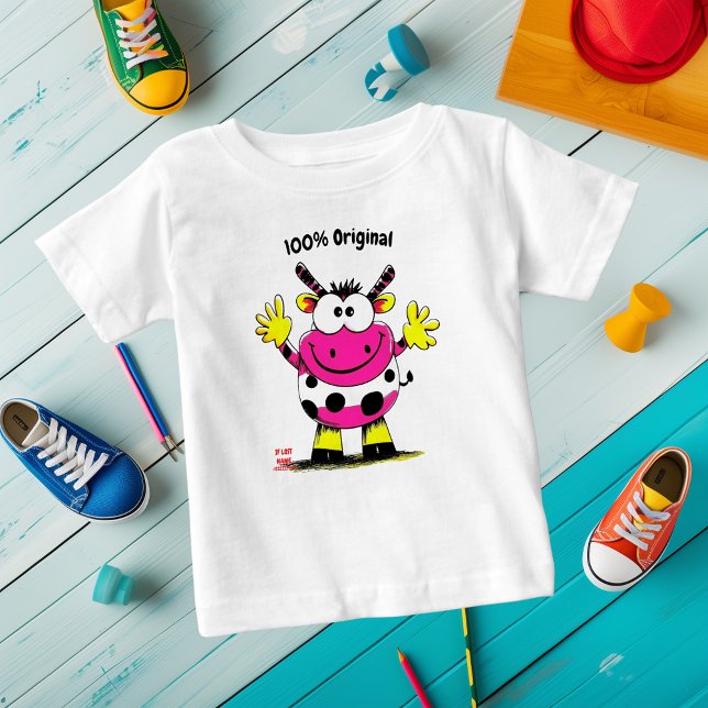 Customisable Funny Cow Kids T-Shirt (Creator Uploaded)