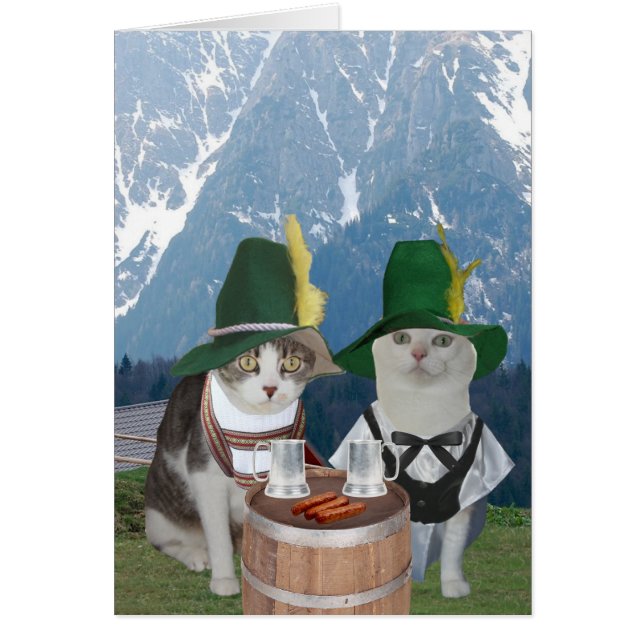 Customisable Funny German Cats/Kitties (Front)