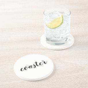 Customisable Funny Literal Word Coaster