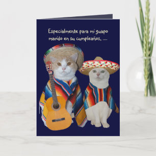Customisable Funny Spanish Birthday for Spouse Card