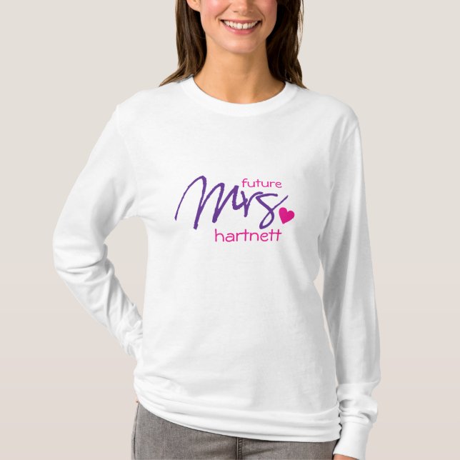 Customisable Future Mrs.T-Shirt T-Shirt (Front)