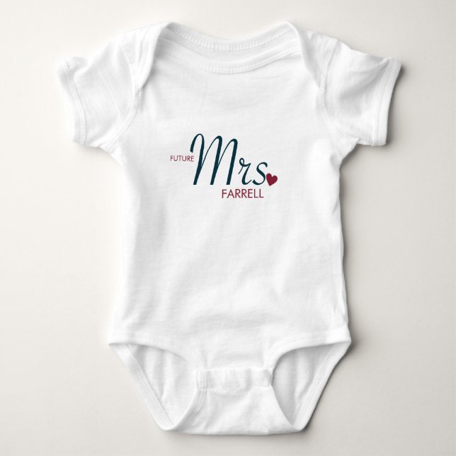 Customisable Future Mrs.T-Shirt T-Shirt (Front)