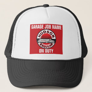 Customisable Garage Job Name - Hudson Regular Trucker Hat