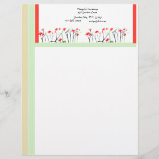 Customisable Garden Letterhead Template 1