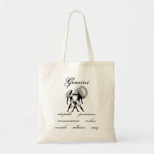 Customisable Gemini traits Greek-style Zodiac Tote Bag