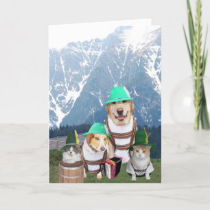 Customisable German Birthday for Anyone from Group Card