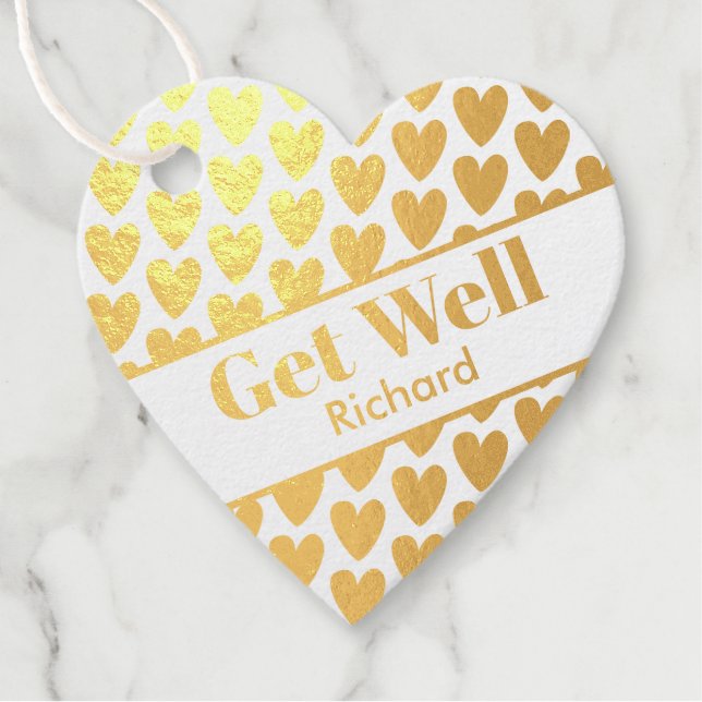 Customisable get well favour tags (Front)
