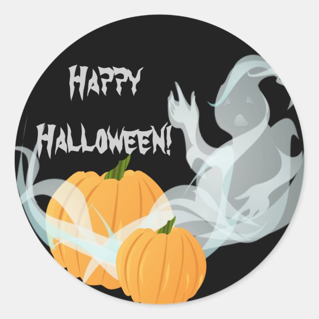 Customisable Ghost Stickers (Front)