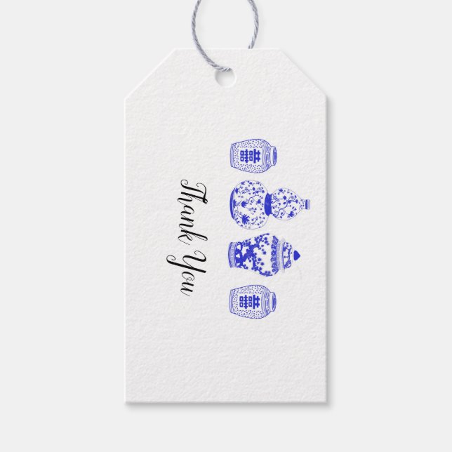 Customisable Ginger Jar Southern Gift Tags (Front)