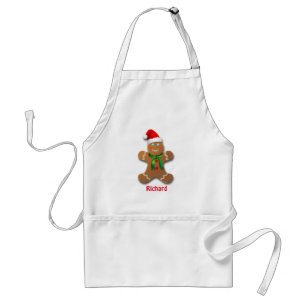 Customisable Gingerbread Man Standard Apron