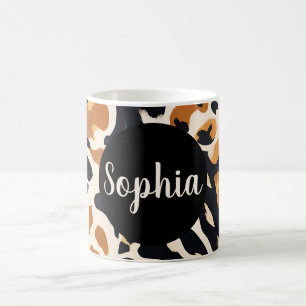Customisable Giraffe Print Coffee Mug