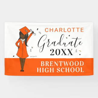 Customisable Girl Avatar | High School Graduation  Banner