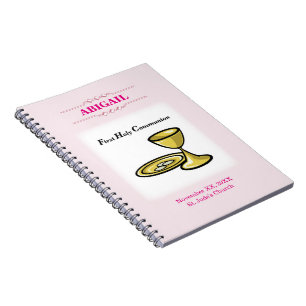 Customisable, Girl Communion Body and Blood Notebook