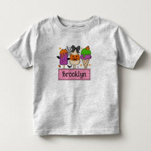 Customisable Girls' Halloween T-Shirt
