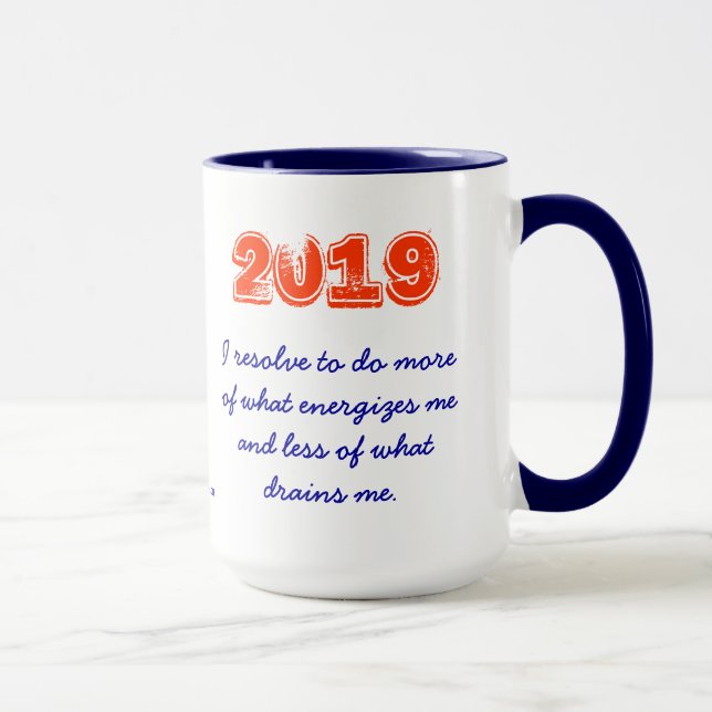 Customisable Goal Setting Mugs by MDillon Designs (Right)