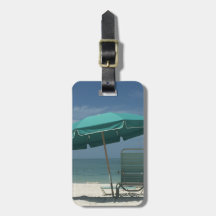 Customisable Going to the Beach Luggage Tag