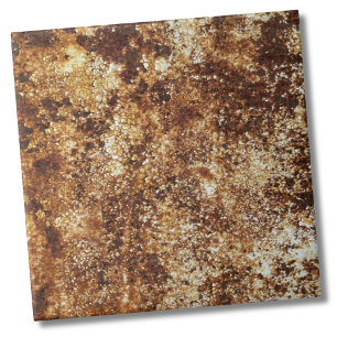 Customisable Gold Glitter Paint Flakes Background Ceramic Tile
