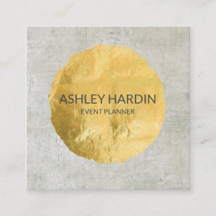 Customisable Gold Leaf Foil Business Card
