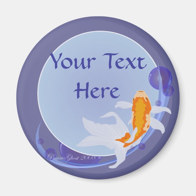 Customisable Goldfish Magnet 2 (Front)