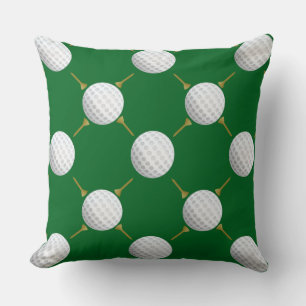 Customisable Golf Ball and Tees on Green Cushion