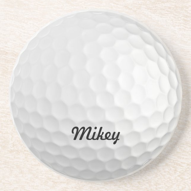 Customisable Golf Ball Coaster (Front)