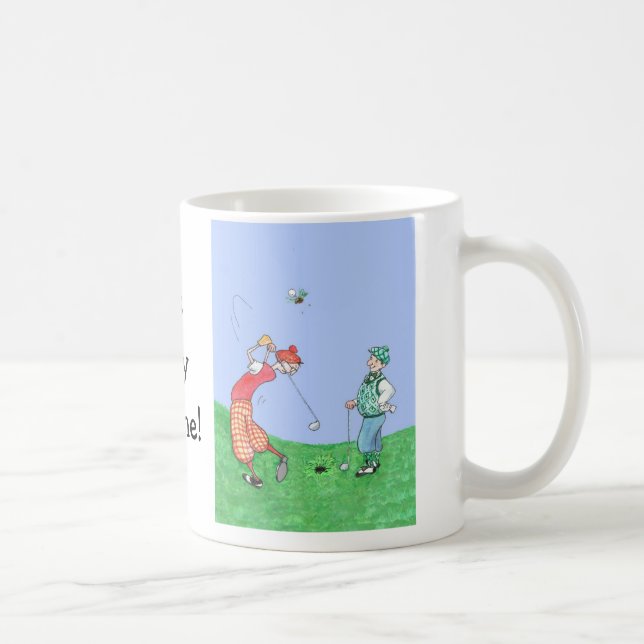 Customisable Golf Coffee Mug (Right)