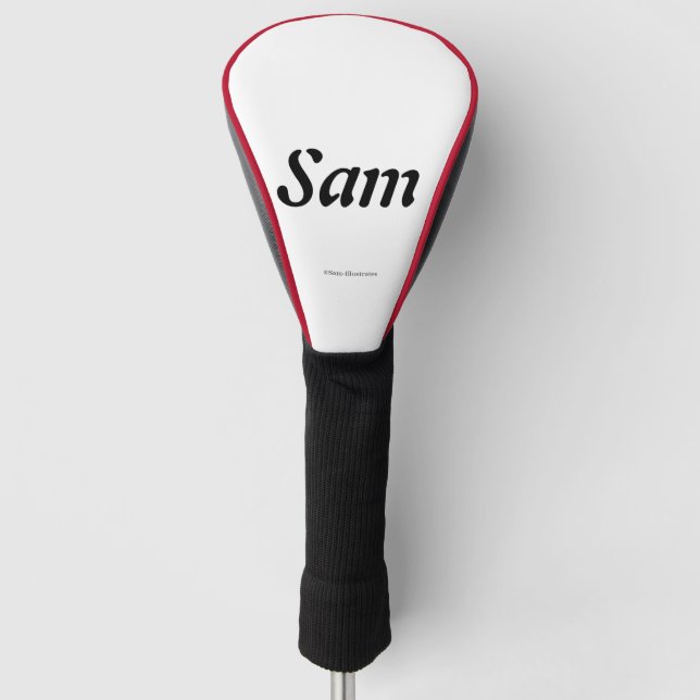 Customisable Golf Driver Cover (Front)