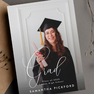 Customisable Graduation Announcement Photo Grad