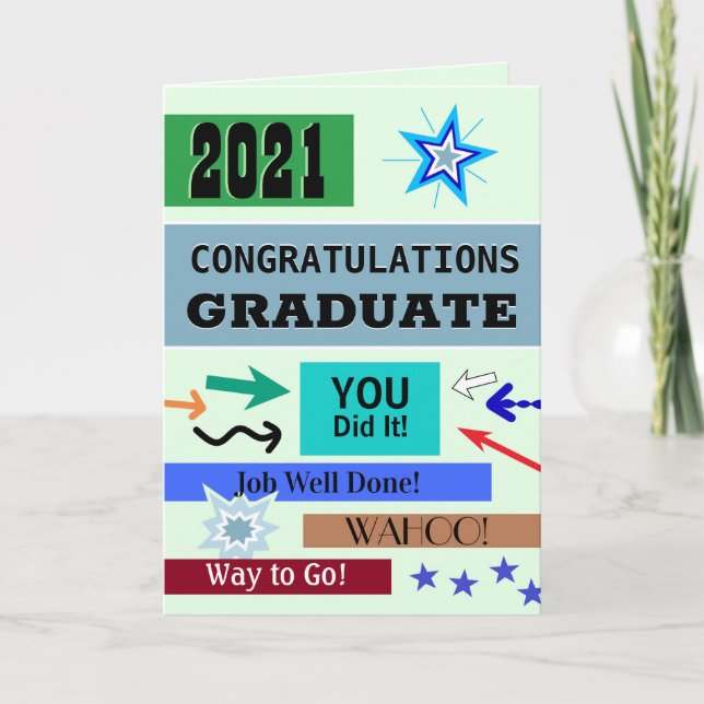 Customisable Graduation Card for Anyone (Front)