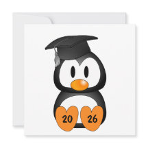 Customisable Graduation Penguin