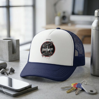 Customisable Graffiti "I" Urban Street Style Trucker Hat