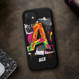 Customisable Graffiti Style Letter "A" Graphic iPhone 11 Case