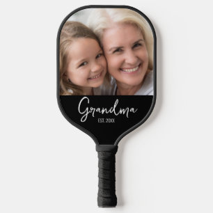 Customisable Grandma Established Year Photo Pickleball Paddle