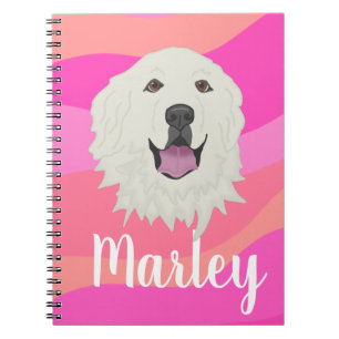 Customisable Great Pyrenees Notebook
