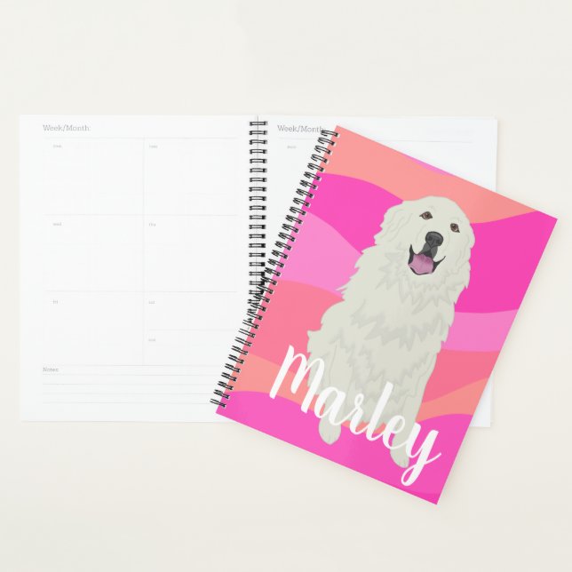 Customisable Great Pyrenees  Planner (Display)