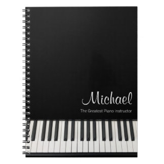 Customisable Greatest Piano Instructor Notebook